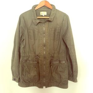 Nordstrom Olive Green Spring Utility Jacket